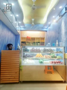 juice bar with fruties and lighting juice bar with fruties and lighting