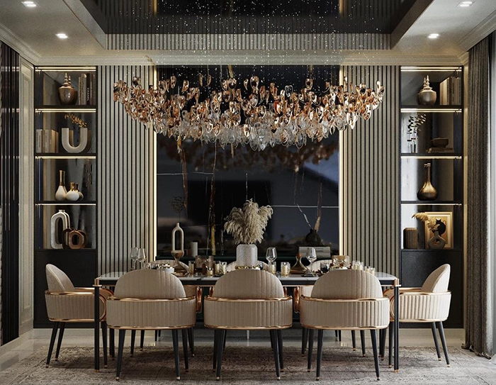 dining room table interior design