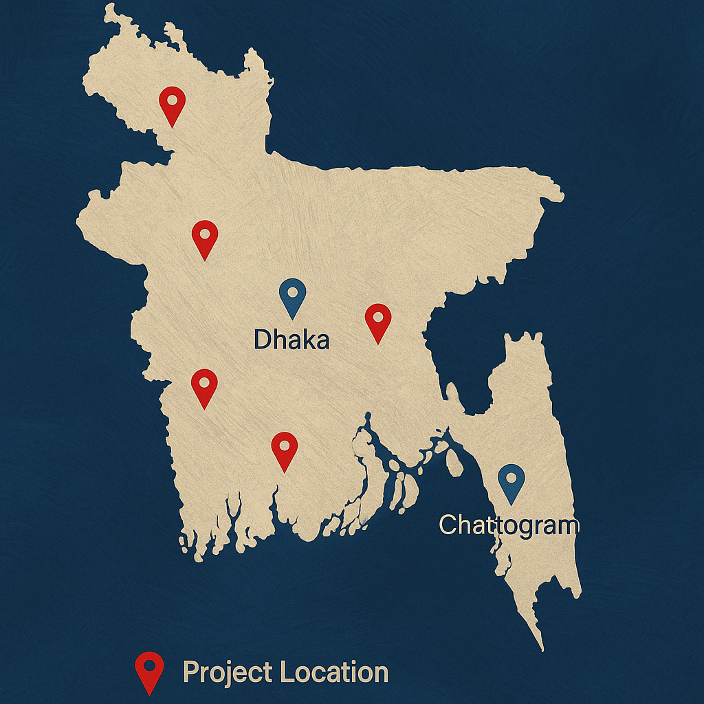 Bangladesh map