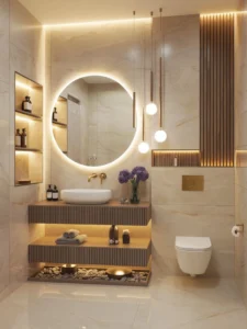 beautiful luxury bathroom