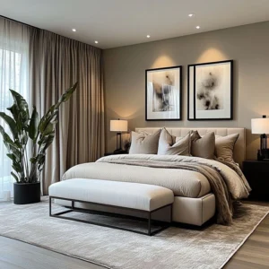 bedroom wall paint design