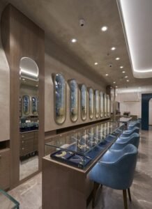 Jewelry shop interior design
