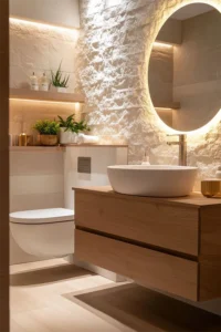 lighting washroom cabinet