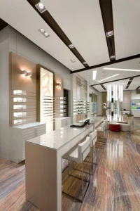 Shop showroom celling interior design