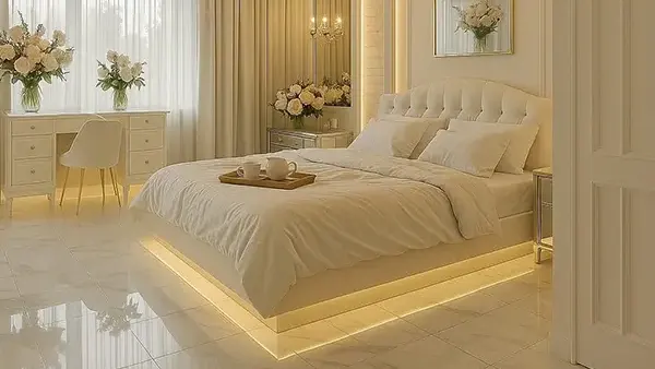 standard modern bedroom interior design