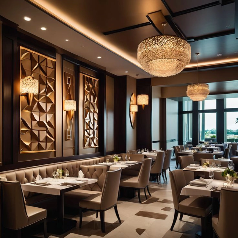 standard restaurant interior design