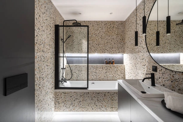 stone shower room interior design