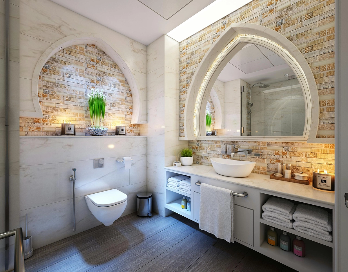 stylish shower room interior design