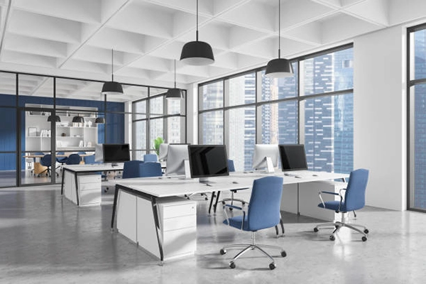 white office interior design
