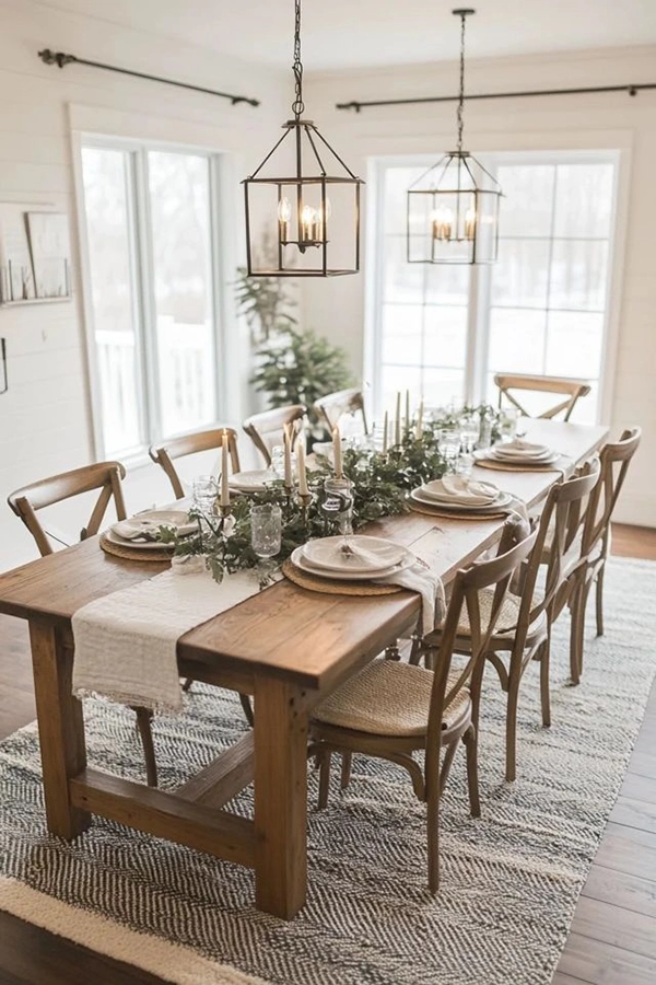 wooden dinning table