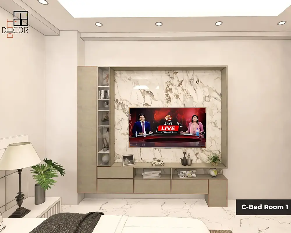 child bedroom with tv panel child bedroom with TV panel