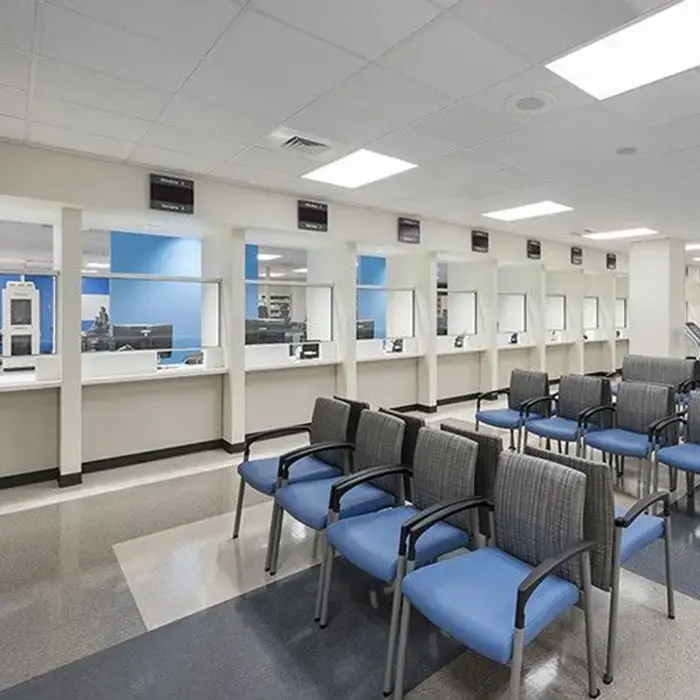 hospital simple waiting room interior design
