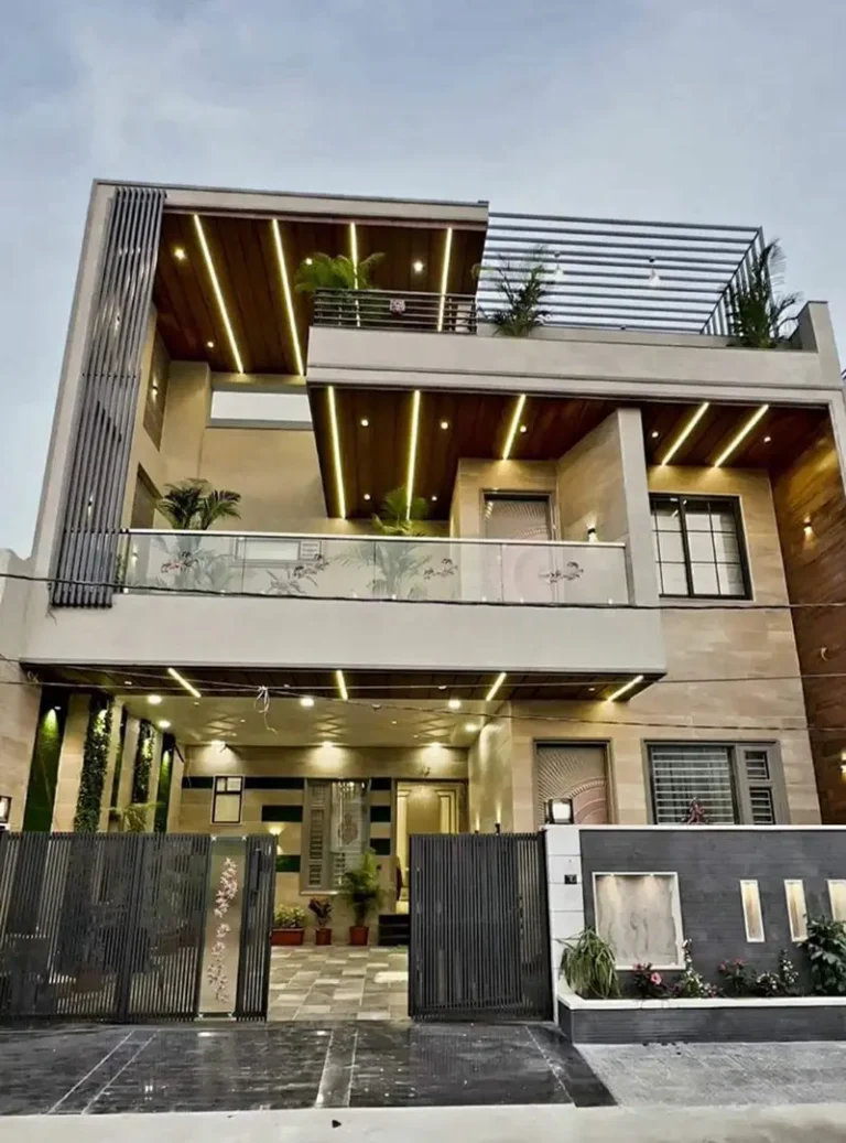 modern duplex house exterior design