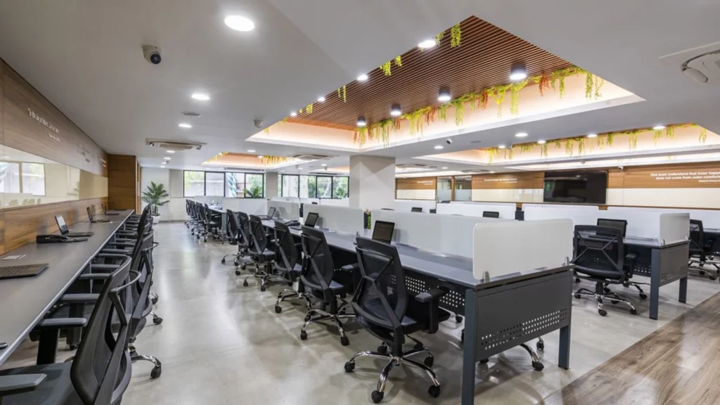 office work station simple interior design