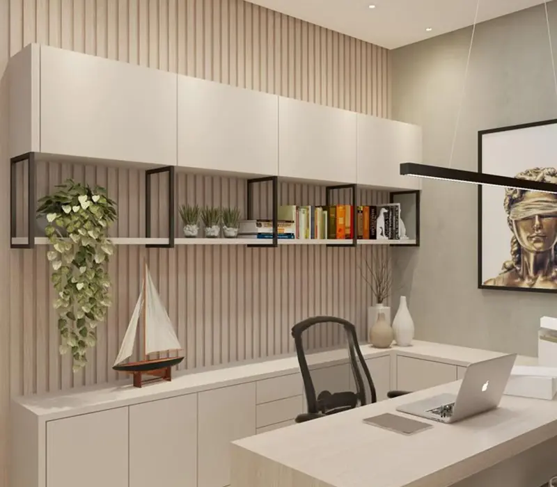 stylish doctor cabin interior design