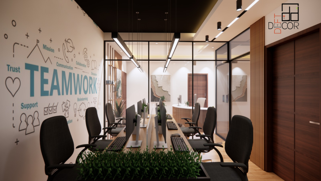 Work Station Interior Design