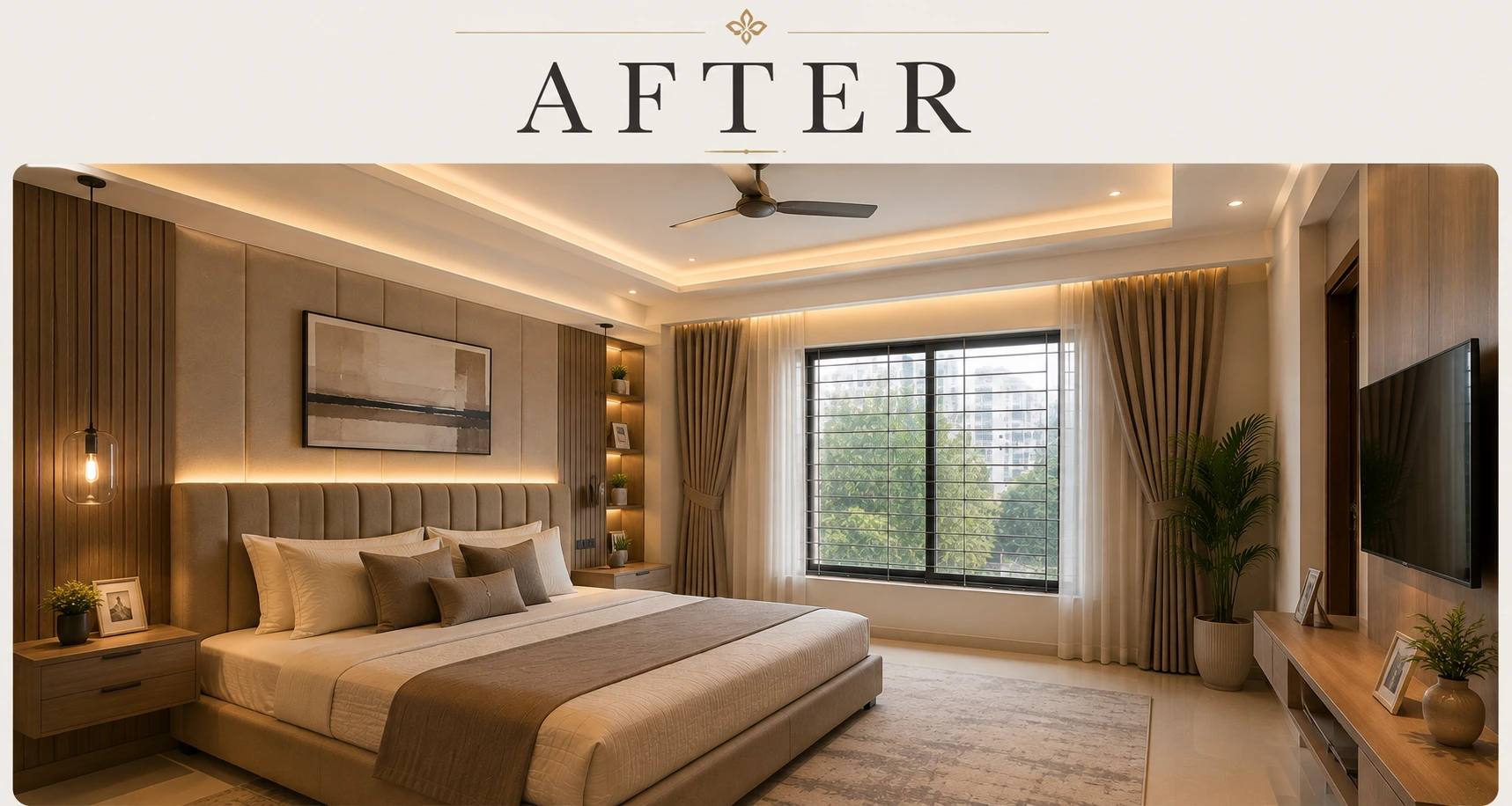 bedroom after interior