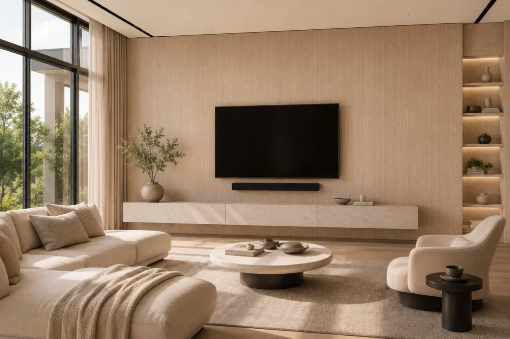 minimalist living room interior